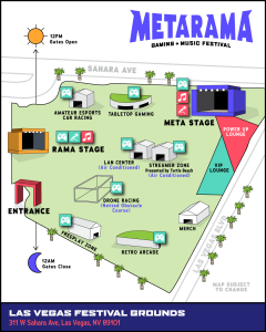 Metarama Festival Map