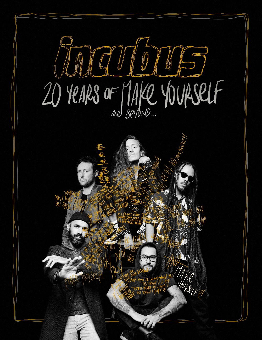 Incubus announces 20th anniversary of 'Make Yourself' tour