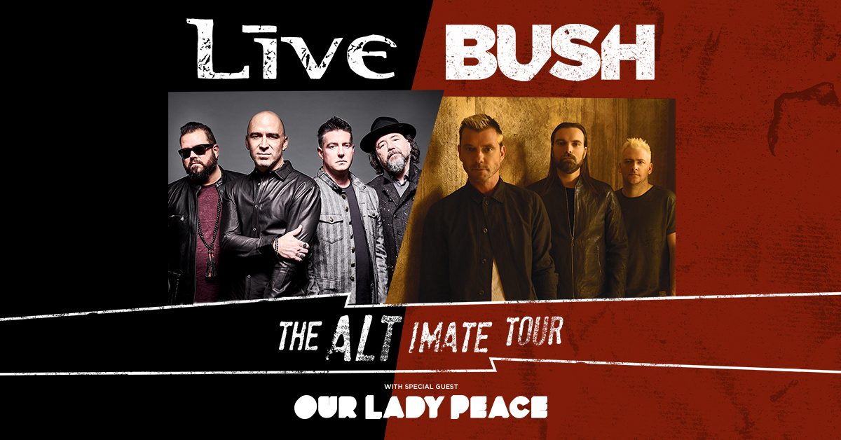 Bush and Live add fall tour dates