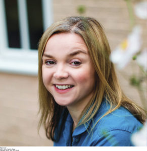 A headshot photo of author, Karen Hamilton