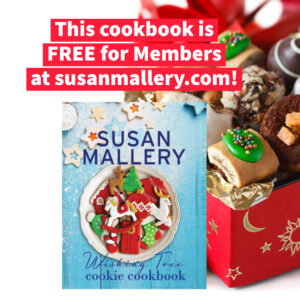 A photo of Susan Mallery's Christmas Cookbook companion to her new book, Home Sweet Christmas