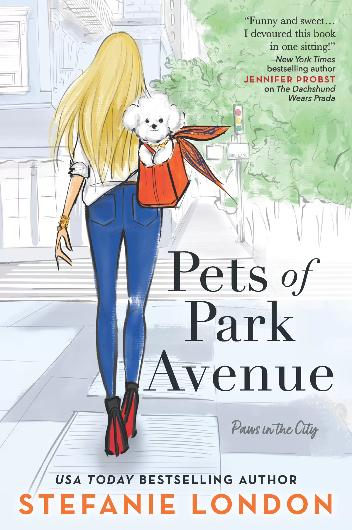 An image of the book cover for author Stefanie London's new book, Pets of Park Avenue