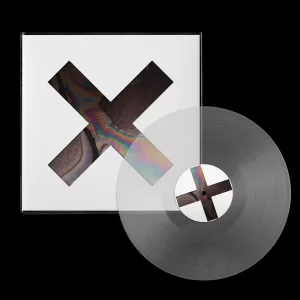 An image of the vinyl cover for the band The xx's iconic album, Coexist