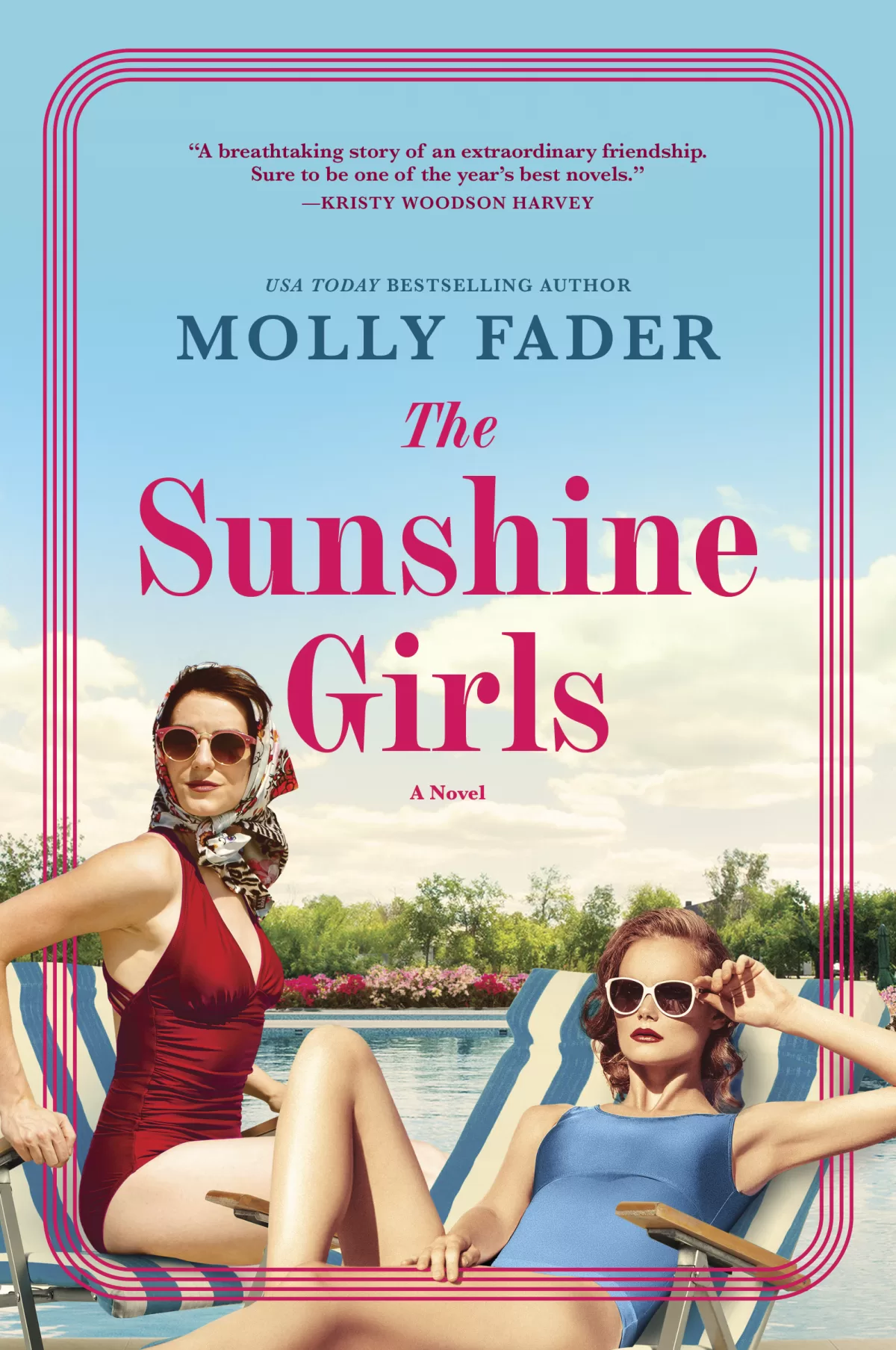 An image of the book cover for author Molly Fader's new book "The Sunshine Girls"