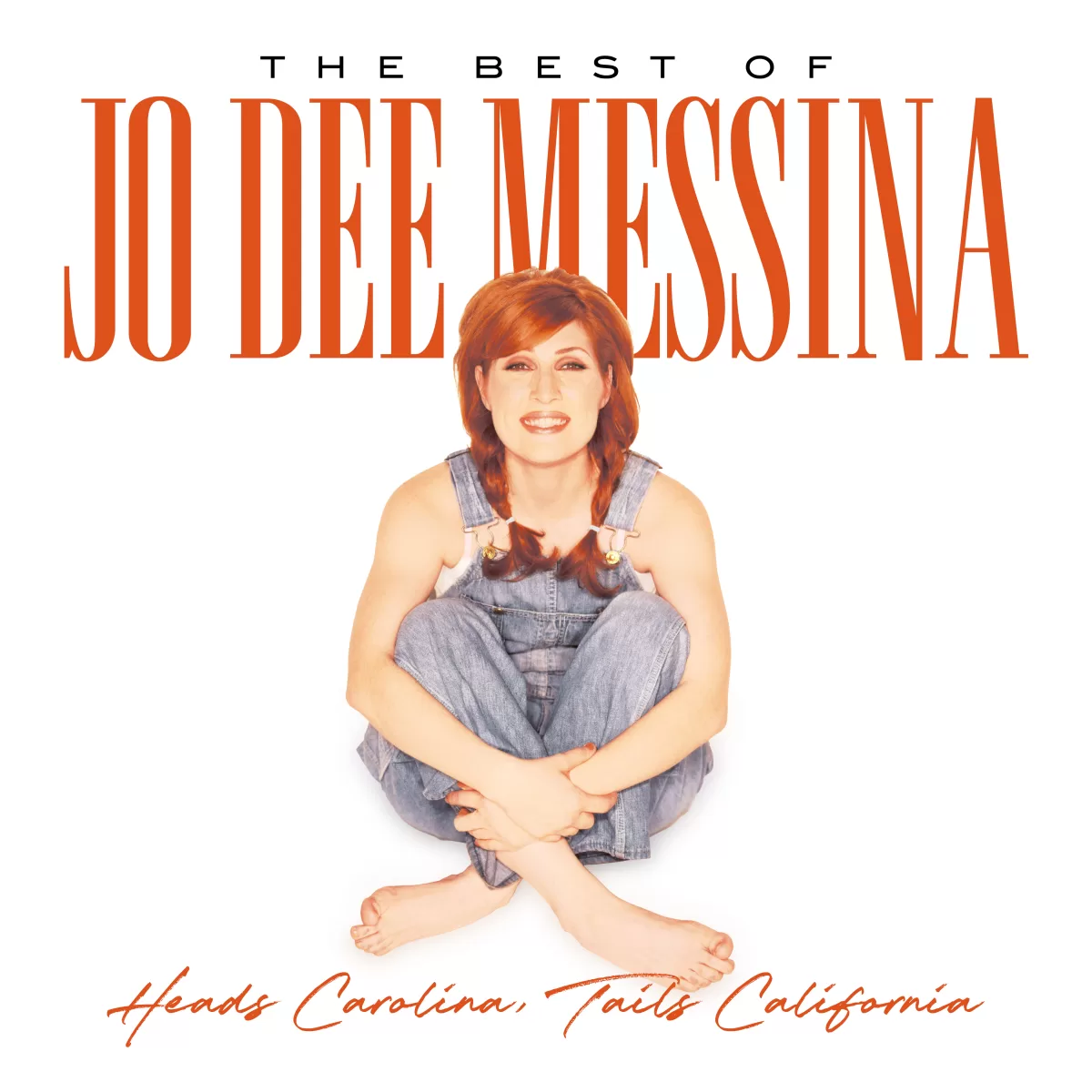 An album cover image of country singer, Jo Dee Messina, titled "The Best of Jo Dee Messina: Heads Carolina, Tails California"