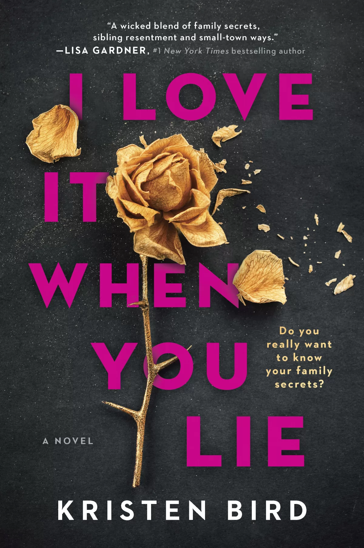 An image of the book cover for the title I Love It When You Lie