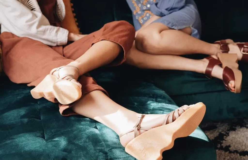 An image of two different styles of shoes from brand, Famolare