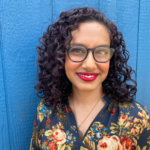 A headshot image of author, Farah Heron
