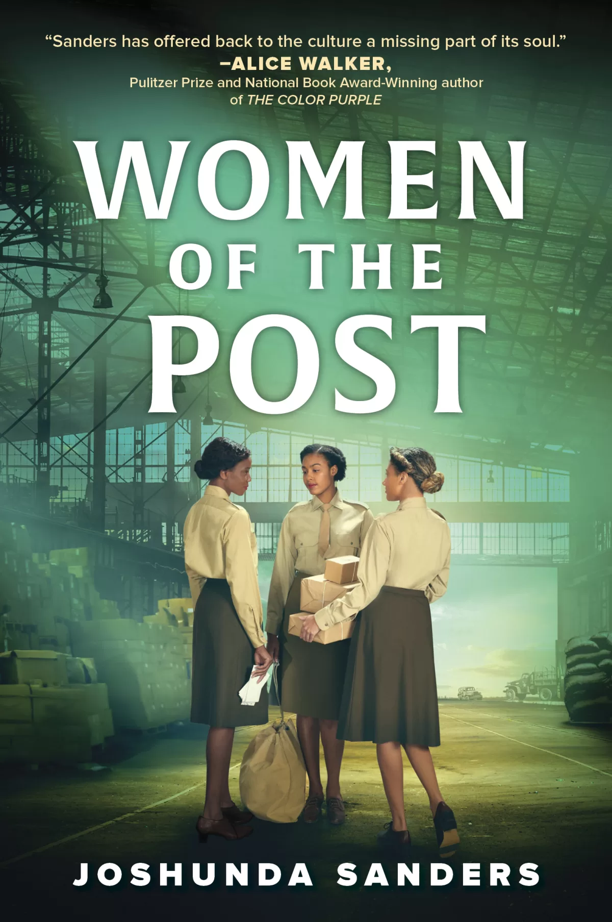 The book cover, featuring three women standing in a semi-circle for the title 'Women of the Post'