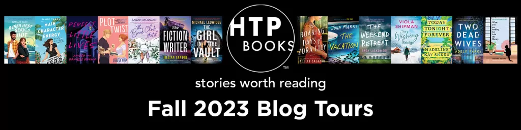 A banner image of books for the Fall 2023 Blog Tour