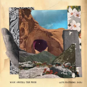 An image of the cover album artwork for Dave Matthews Band new album, Walk Around the Moon