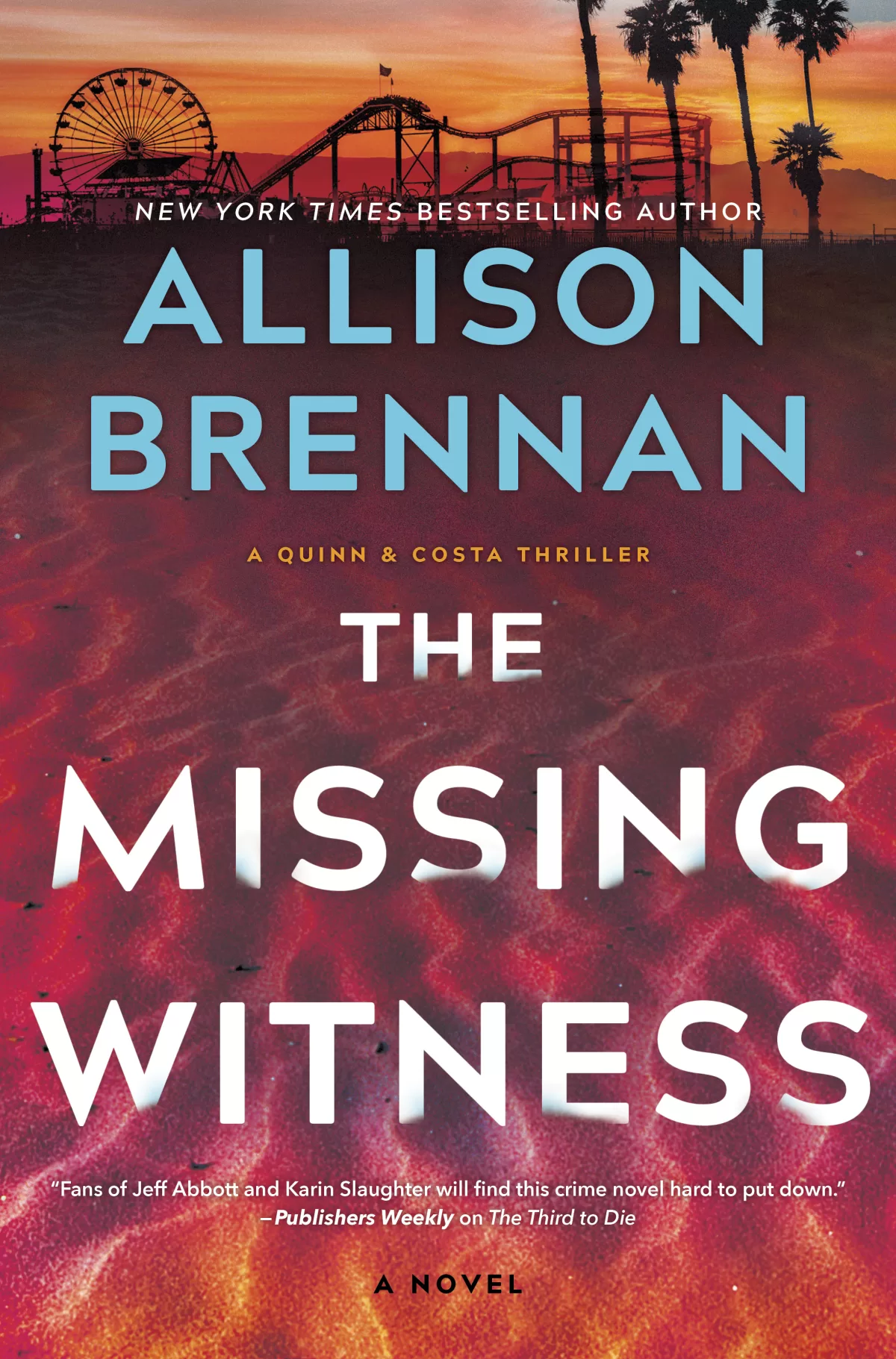 A cover image for book title 'The Missing Witness'