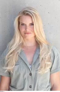 A headshot image of author, Ally Zetterberg