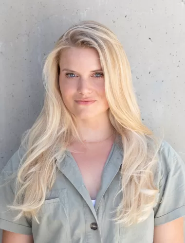 A headshot image of author, Ally Zetterberg