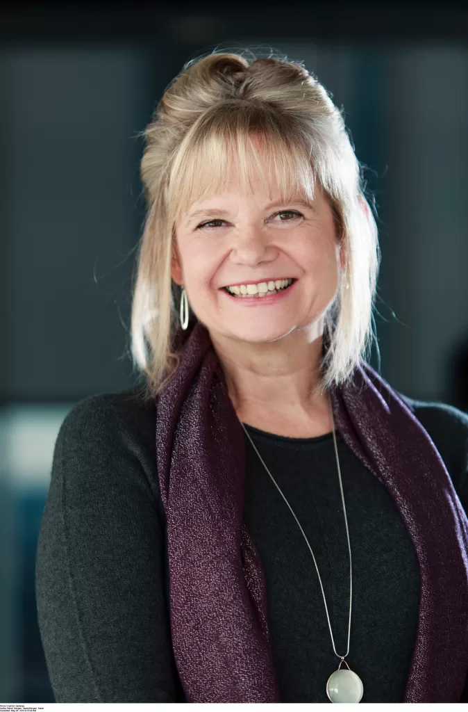 A headshot image of author, Sarah Morgan