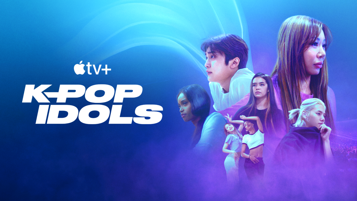 A promo image of several K-Pop musicians posed at different angles