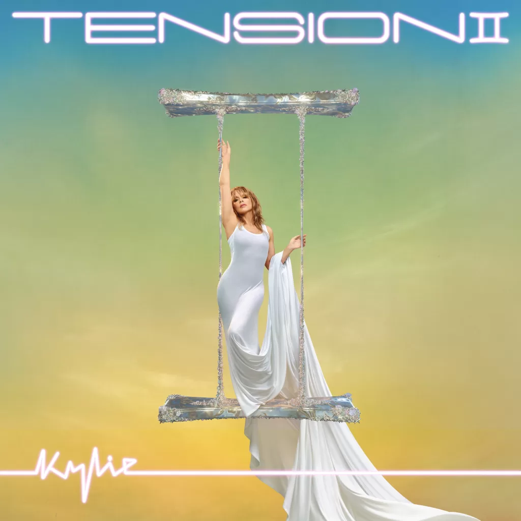 An album cover image of Kylie Minogue's new album, Tension II
