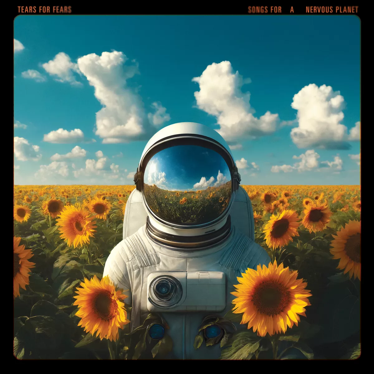 An image cover of Tears for Fears' new album, 'Songs from a Nervous Planet'