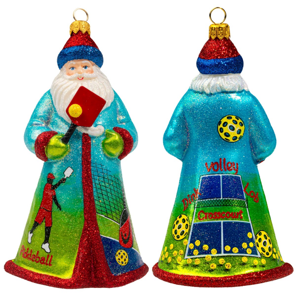 Two images of the International Santa Series by Joy to the World Collectibles