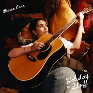 A CD cover image of Alessia Cara's holiday album, 'Holiday Stuff'