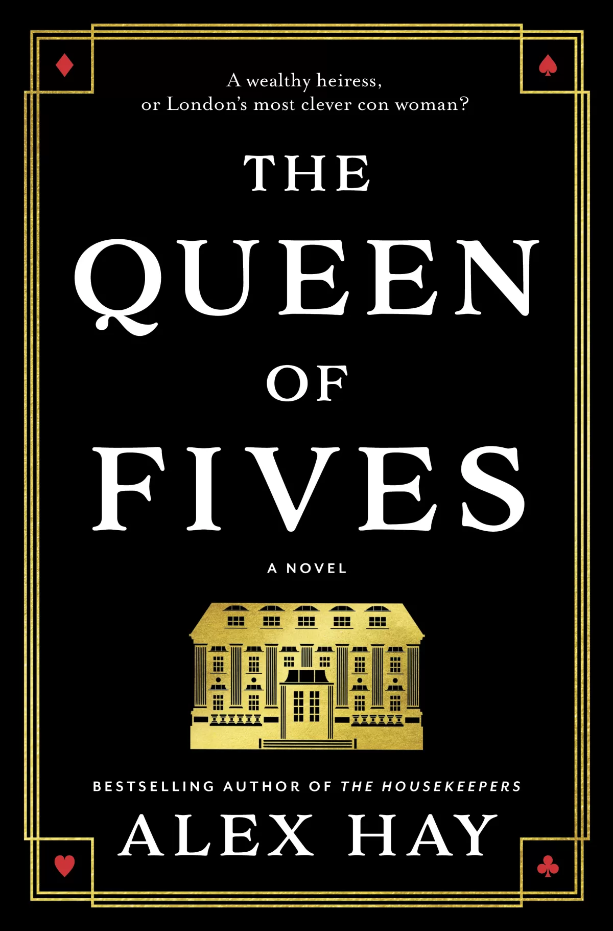 A book cover image for title 'The Queen of Fives'