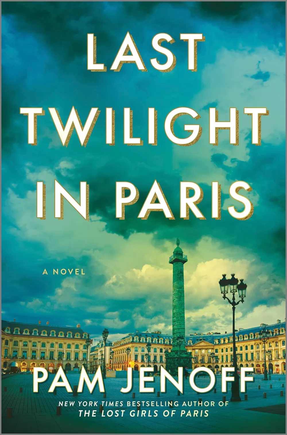 A book cover image for title 'Last Twilight in Paris'