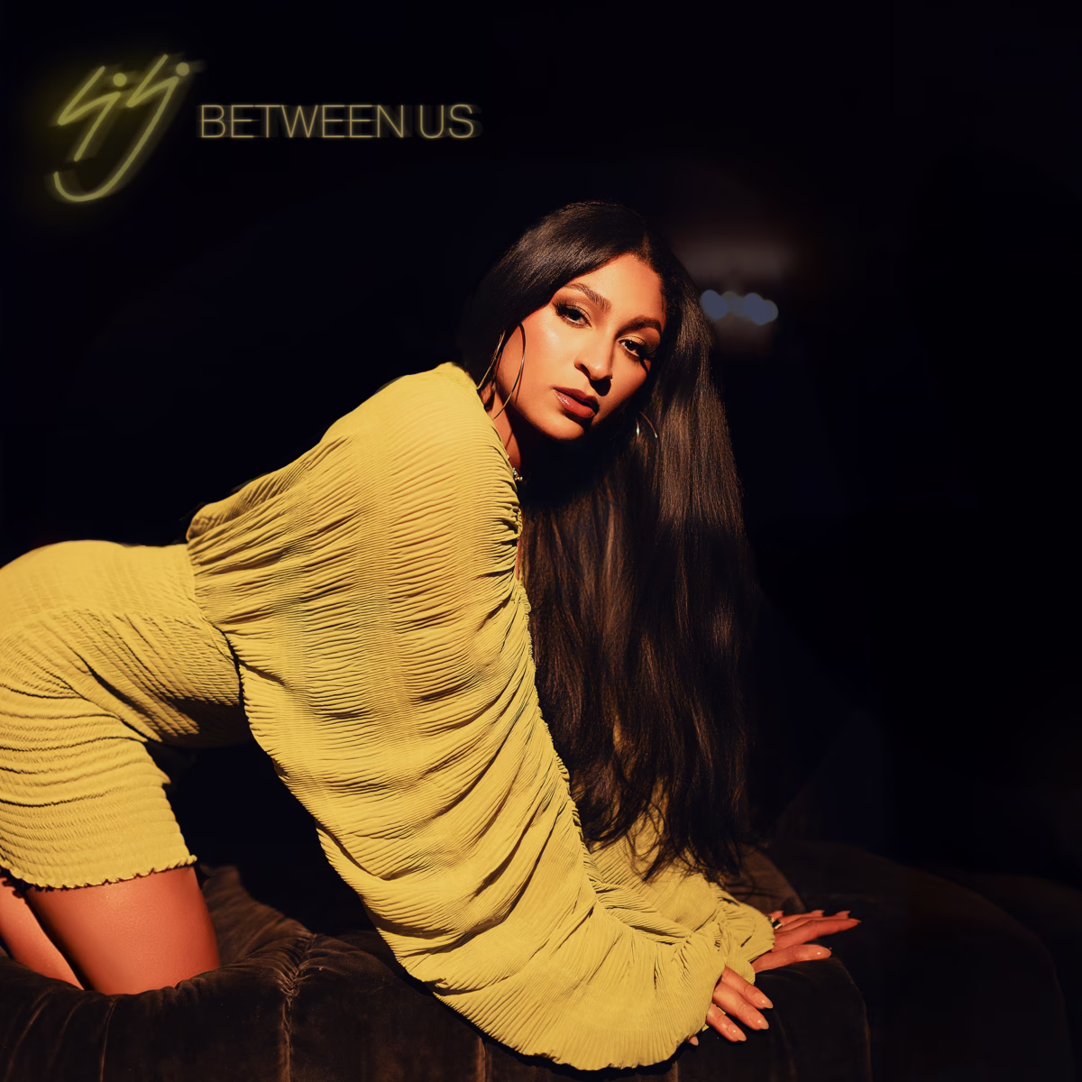 A cover image for singer GIGI's EP, 'Between Us'