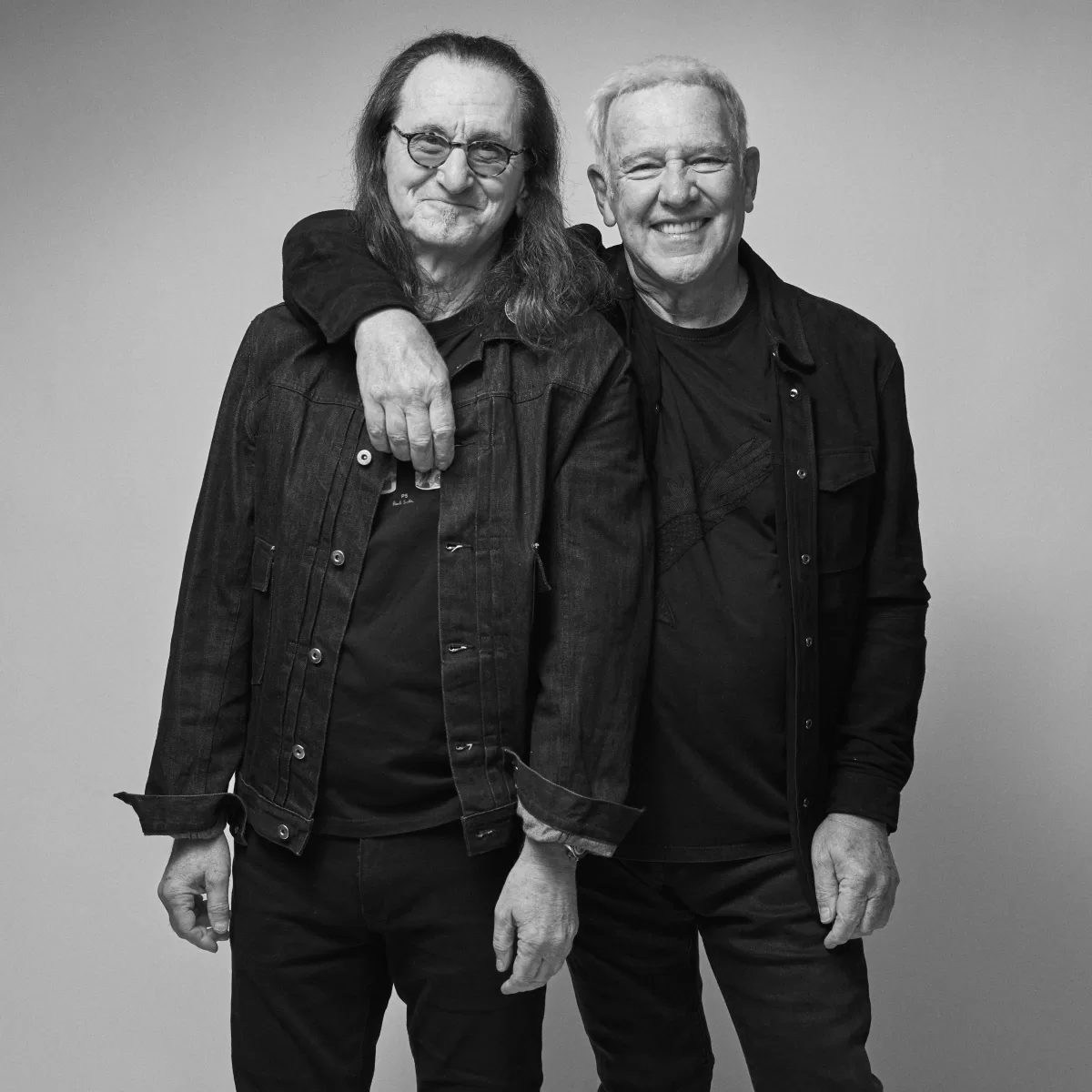 An image of Geddy Lee and Alex Lifeson - photo by Richard Sibbald