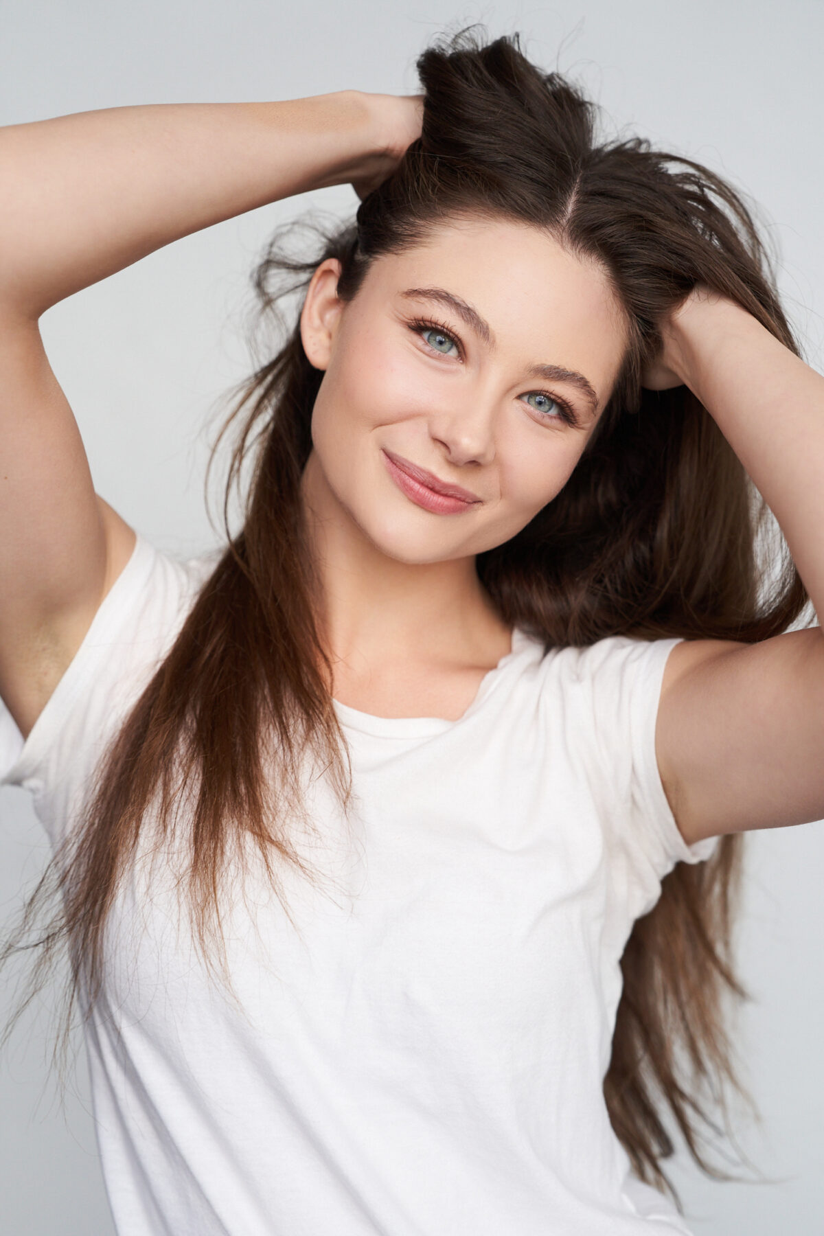 A headshot image of actress, Gabrielle Faith Brown