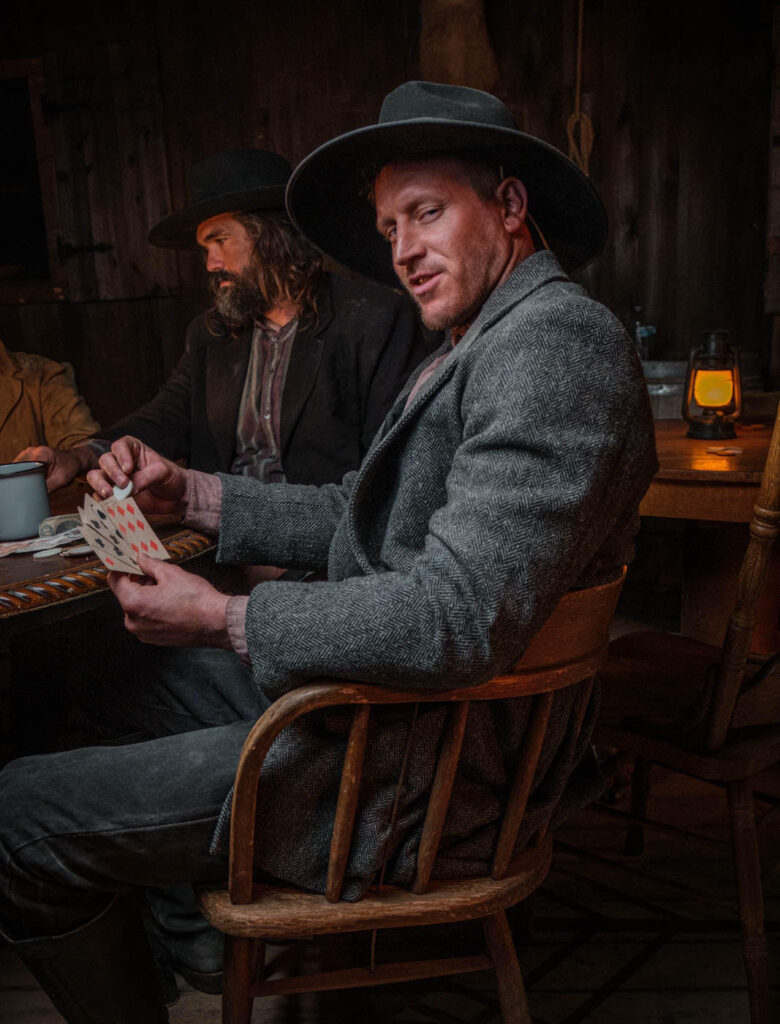 An image of vertical actor, Aaron Oberst, in character
