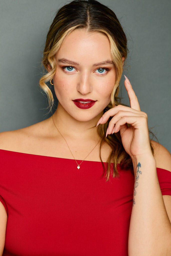 Christine Havens vertical drama actress portrait