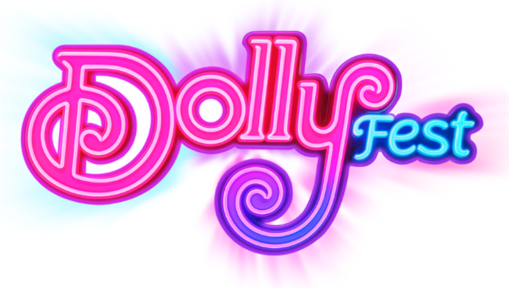 A logo image for Dolly Parton's DollyFest